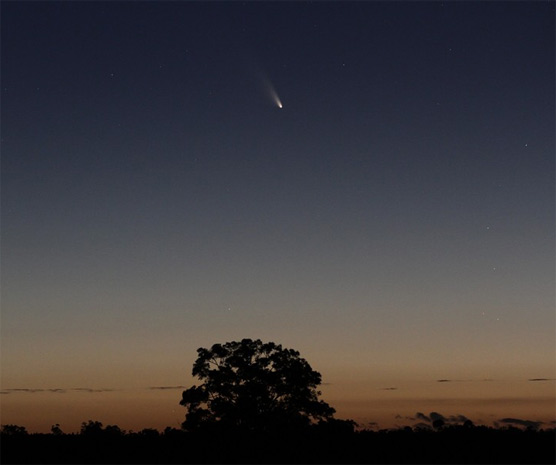 Comet PanSTARRS from Australia on March 3, 2013
