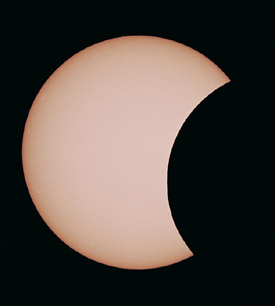 partial solar eclipse