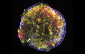 Remnant of Tycho's 1572 supernova