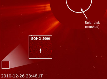 SOHO's 2000th comet