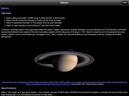 SaturnMoons encyclopedia