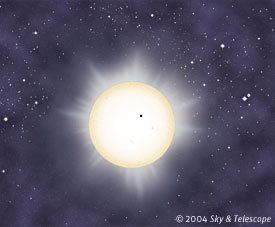 A transiting exoplanet