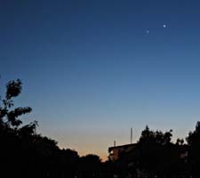 Venus and Jupiter