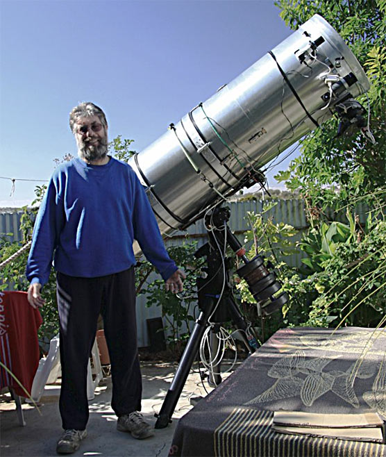 Anthony Wesley and discovery telescope