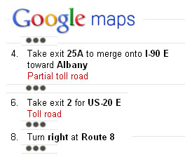 internet mapping directions