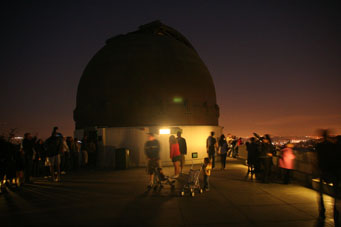 Griffith Observatory 12-inch telescope dome