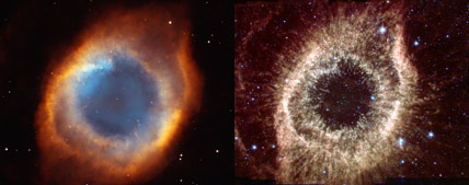 Hubble vs. Spitzer
