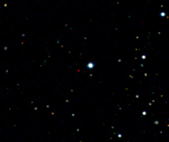 Image of the new most distant quasar ULAS J1120+0641.
